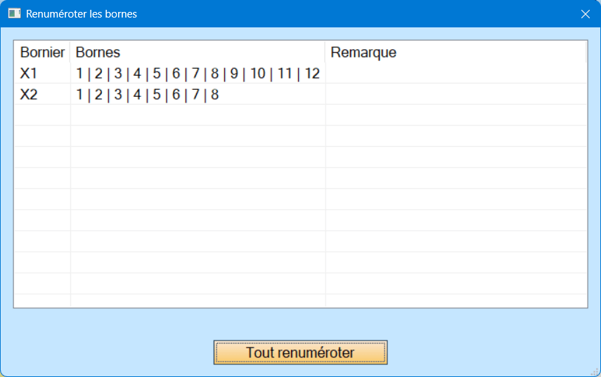 Dialogue Renuméroter les bornes après la renumérotation