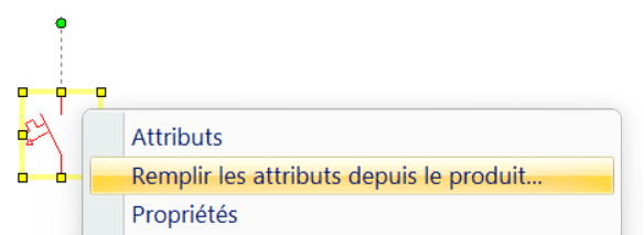 remplissage des attributs depuis un produit